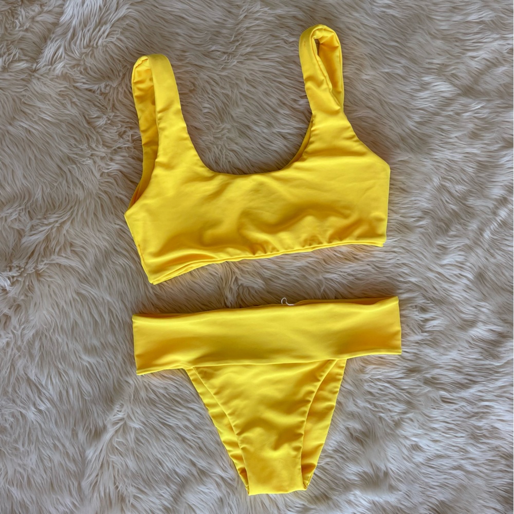 San Lorenzo Yellow Bikini Set